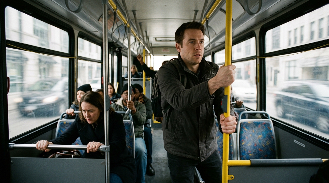 Bus passenger injured in an accident in California