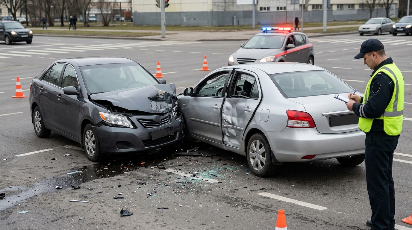 Who is at fault in a failure to yield crash in California